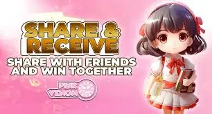 share and receive and win together