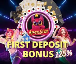 ApexSlot First Deposit Bonus 125%