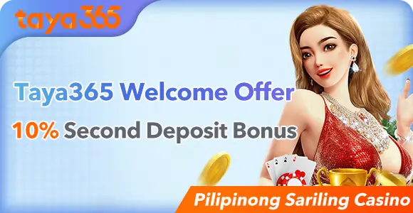 TAYA 365 2ND DEPOSIT BONUS