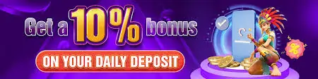 Get 10% bonus on daily deposit