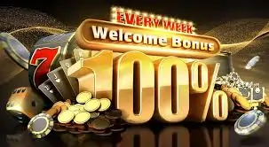 welcome bonus 100%