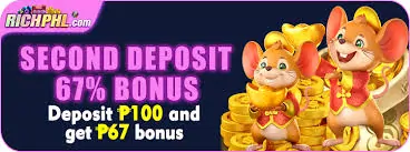 RICHPHL SECOND DEPOSIT 67% BONUS